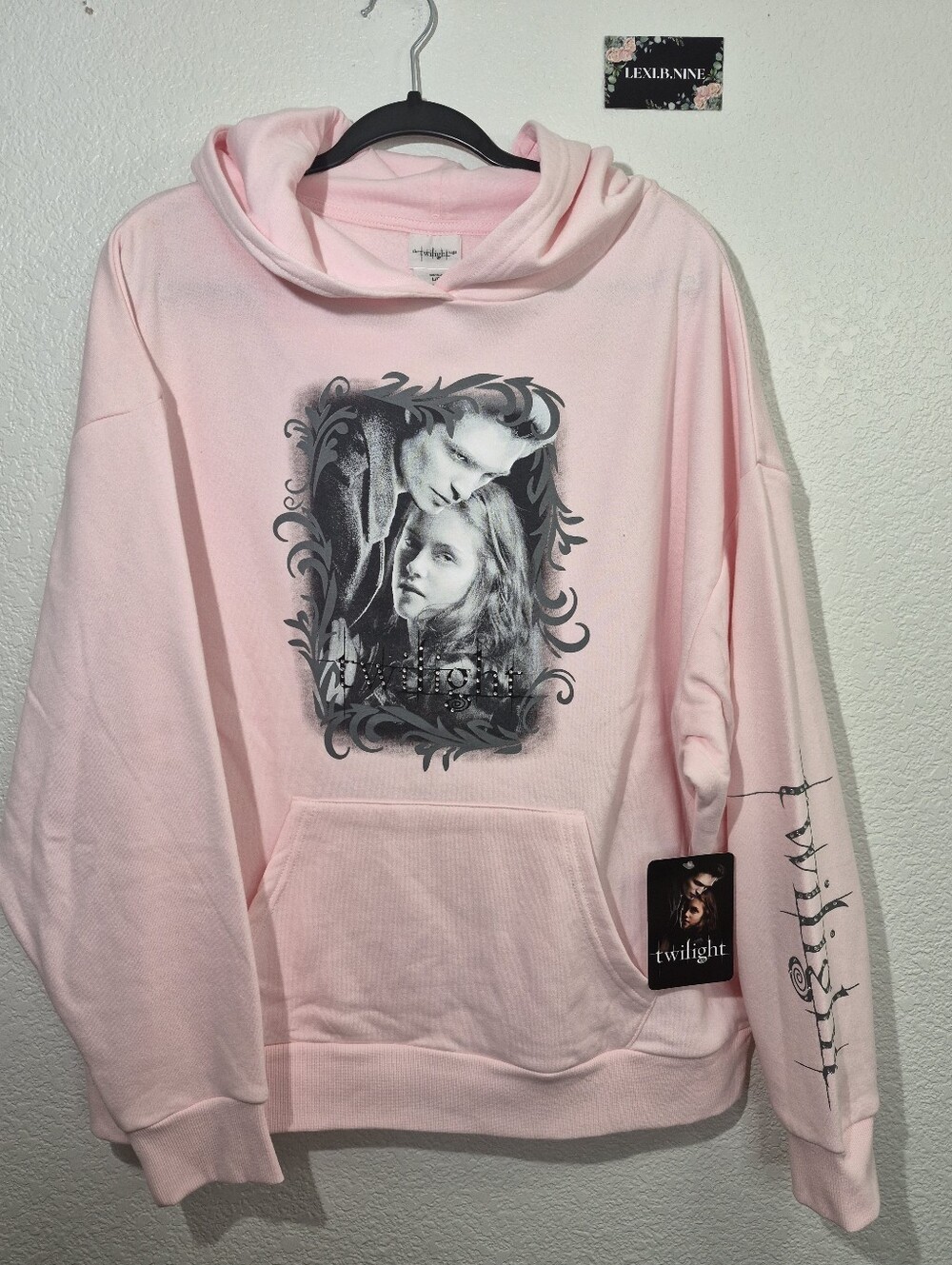 Twilight Pink Sparkle Hoodie For Sale